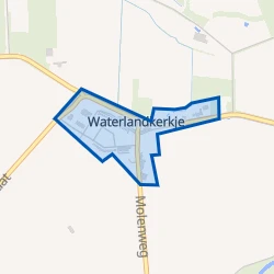 Kaart van Waterlandkerkje
