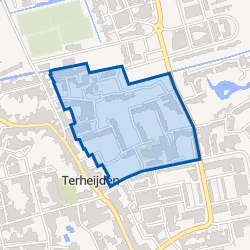Kaart van Terheijden centrum