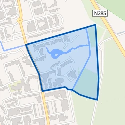 Kaart van Zeggepolder-oost