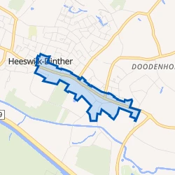 Kaart van St. Servatius - Schoonstr - Den Dolvert