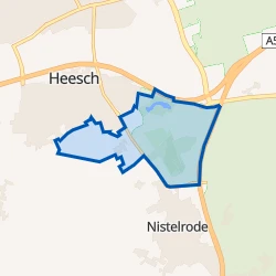 Kaart van Hooge Wijst - De Vorssel