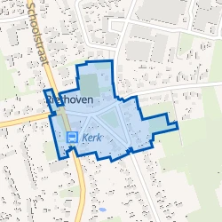 Kaart van Dorpsplein e.o.