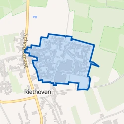 Kaart van Eviestraat-Vlasstraat e.o.