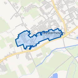 Kaart van Dorpsstraat e.o.