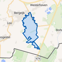 Kaart van Buitengebied Zuid 2