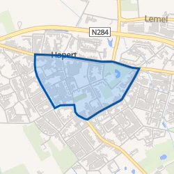 Kaart van Hapert Centrum
