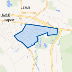 Kaart van Hapert Oost