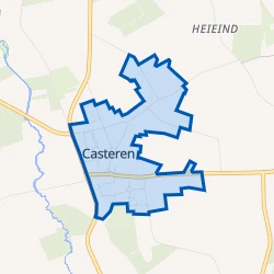 Kaart van Casteren