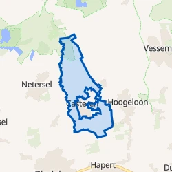 Kaart van Verspreide huizen Casteren