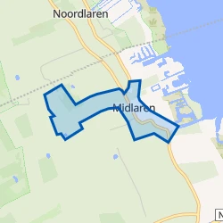 Kaart van Midlaren