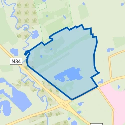 Kaart van Westlaren Noord