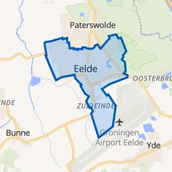 Kaart van Eelde