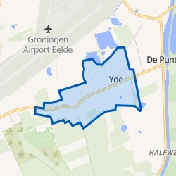Kaart van Yde