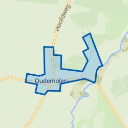 Kaart van Oudemolen
