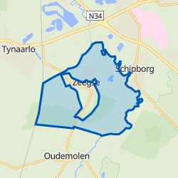 Kaart van Verspreide huizen Zeegse