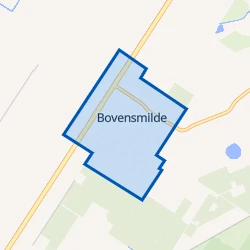 Kaart van Bovensmilde-Centrum