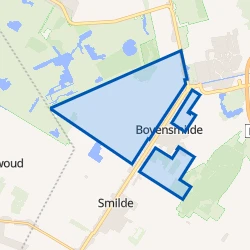 Kaart van Verspreide huizen Bovensmilde