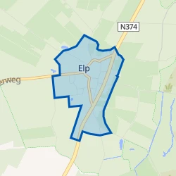 Kaart van Elp