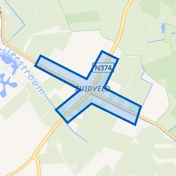 Kaart van Zuidveld