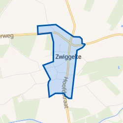 Kaart van Zwiggelte