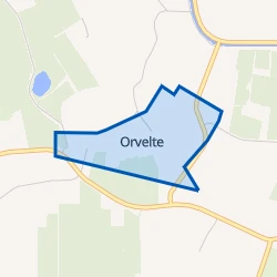 Kaart van Orvelte