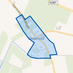Kaart van Garminge