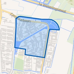 Kaart van Lingebuurt