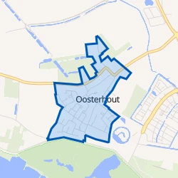 Kaart van Kern Oosterhout