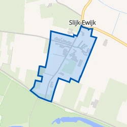 Kaart van Kern Slijk-Ewijk