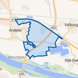 Kaart van Buitengebied Herveld Zuid