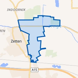 Kaart van Buitengebied Zetten Oost