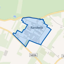Kaart van Kern Randwijk