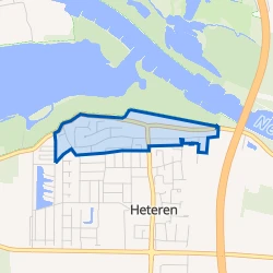 Kaart van Kern Heteren