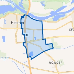 Kaart van Buitengebied Heteren Uylenburg