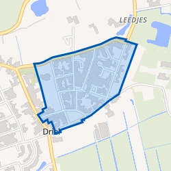 Kaart van Vogelbuurt