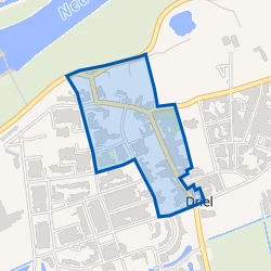 Kaart van Kern Driel