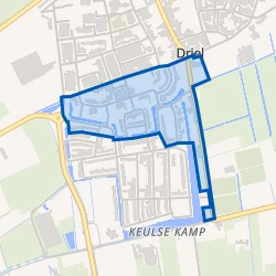 Kaart van omg. Reuvenkamp
