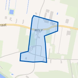 Kaart van Kom Wely