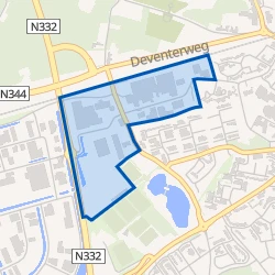 Kaartje van Industrieterrein de Haar