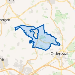 Kaart van Verspreide huizen Weerselo