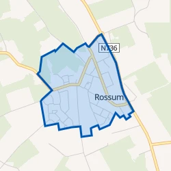 Kaart van Rossum kern