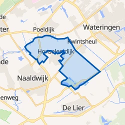 Kaart van Buitengebied Honselersdijk