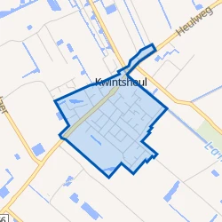 Kaart van Kwintsheul Centrumgebied