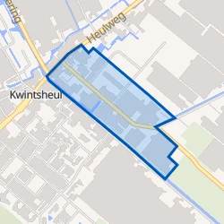 Kaart van Bedrijventerrein Bovendijk