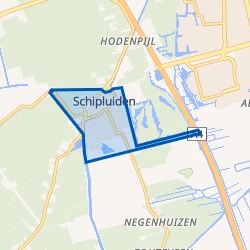 Kaart van Schipluiden