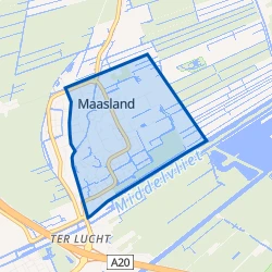 Kaart van Maasland
