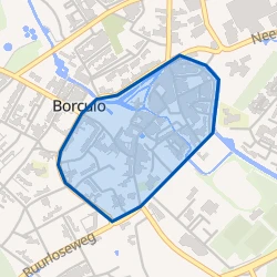 Kaart van Borculo Centrum