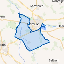 Kaart van Verspreide huizen Borculo