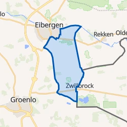 Kaart van Verspreide huizen Holterhoek