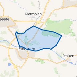 Kaart van Verspreide huizen Mallem en Loo